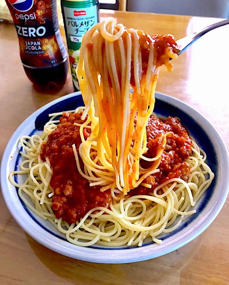 🍝ミートソーススパゲッティ|ガク魁‼︎男飯さん