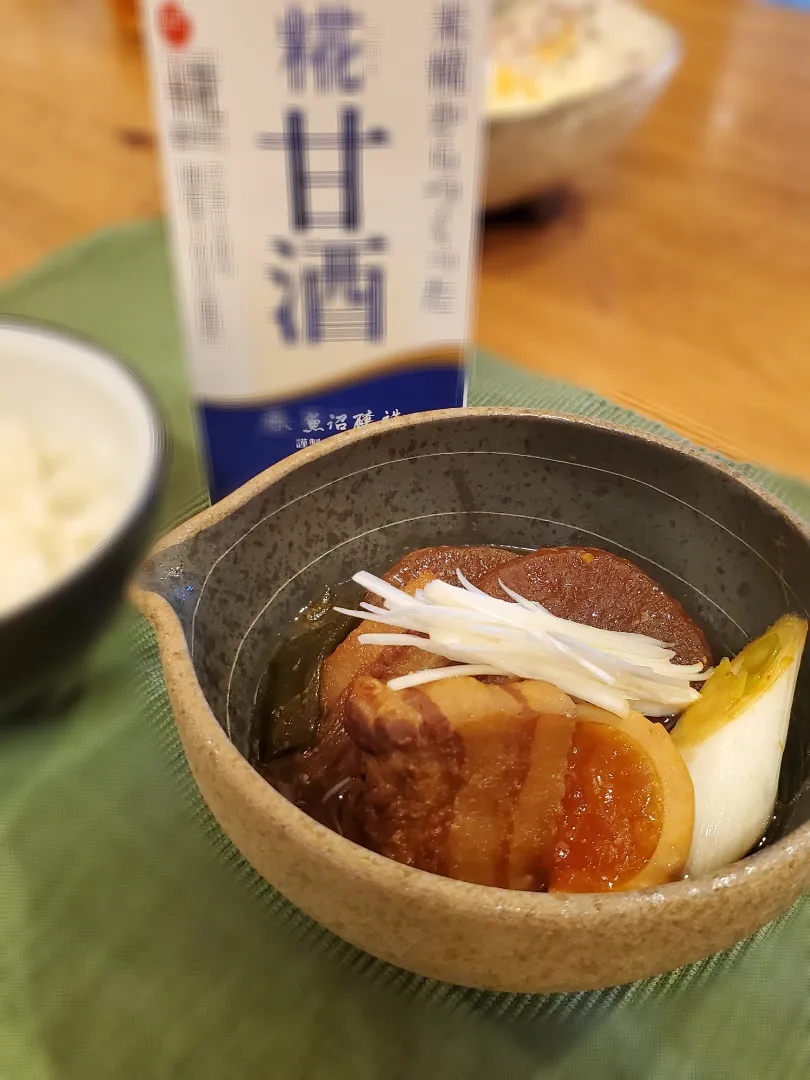 豚と大根の糀甘酒煮|オハナシマンさん