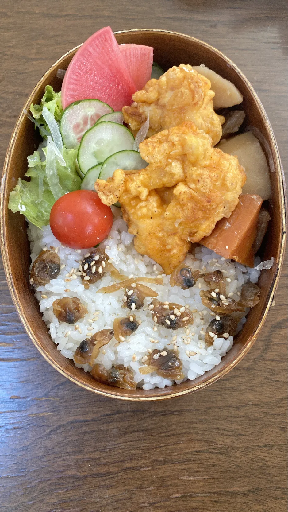 ハリッサを使って旨辛唐揚げ弁当|petitさん