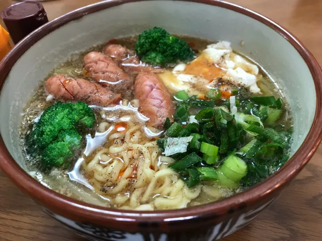 マルちゃん正麺🍜、醤油味❗️(๑･̑◡･̑๑)✨|サソリさん