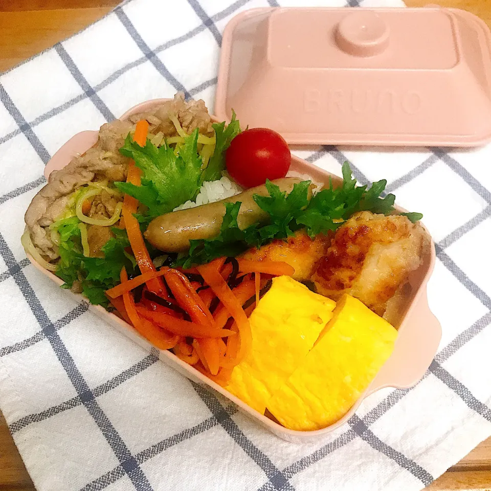 Snapdishの料理写真:三男男子中学生弁当|mickyさん