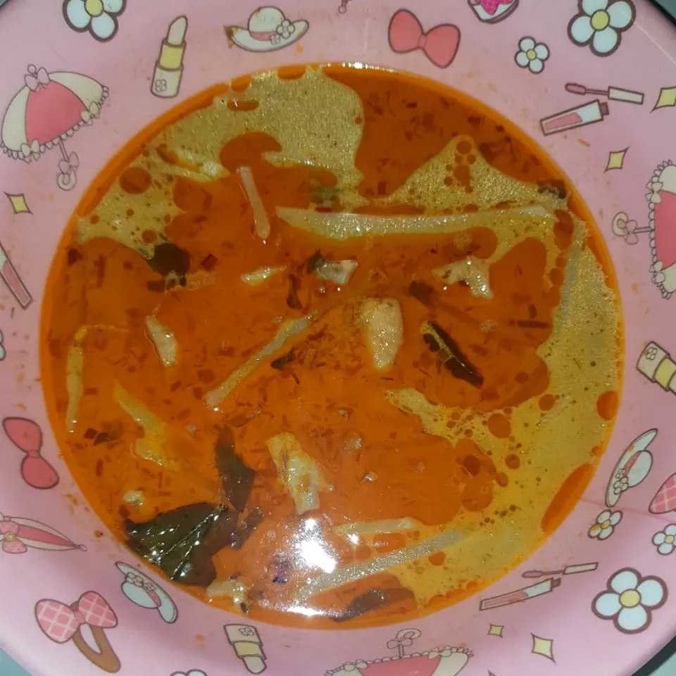 chicken red curry with bamboo shoots|patcookingfeverパットさん