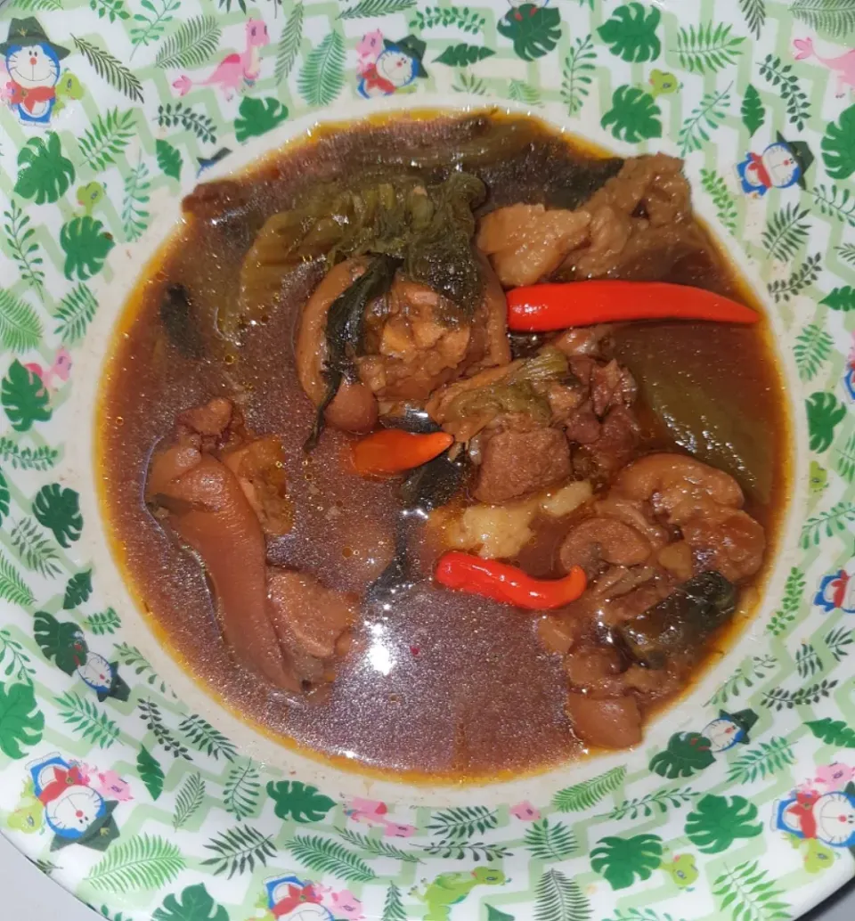 pork leg sour curry|patcookingfeverパットさん