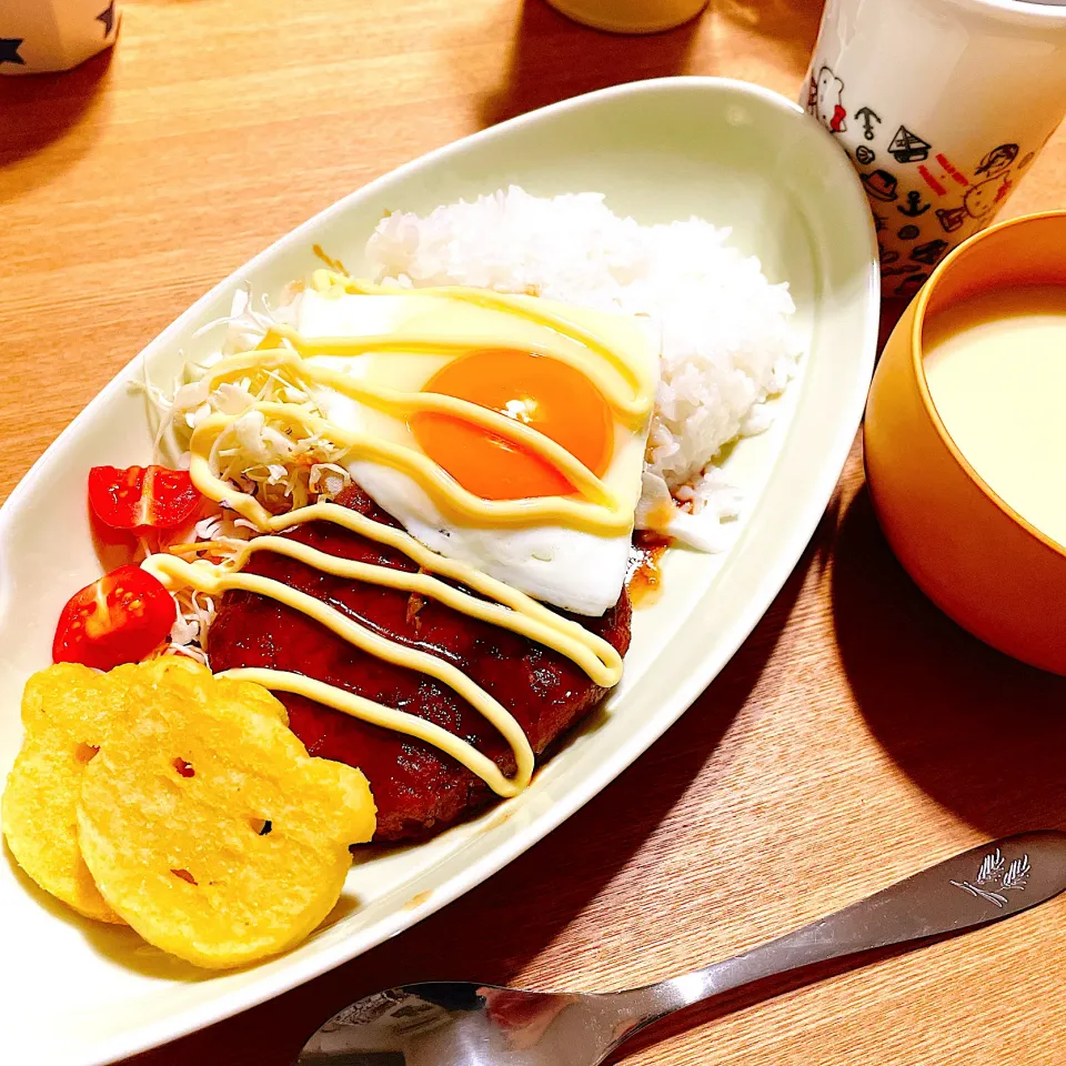 Snapdishの料理写真:てりマヨハンバーグ丼♡|38cさん