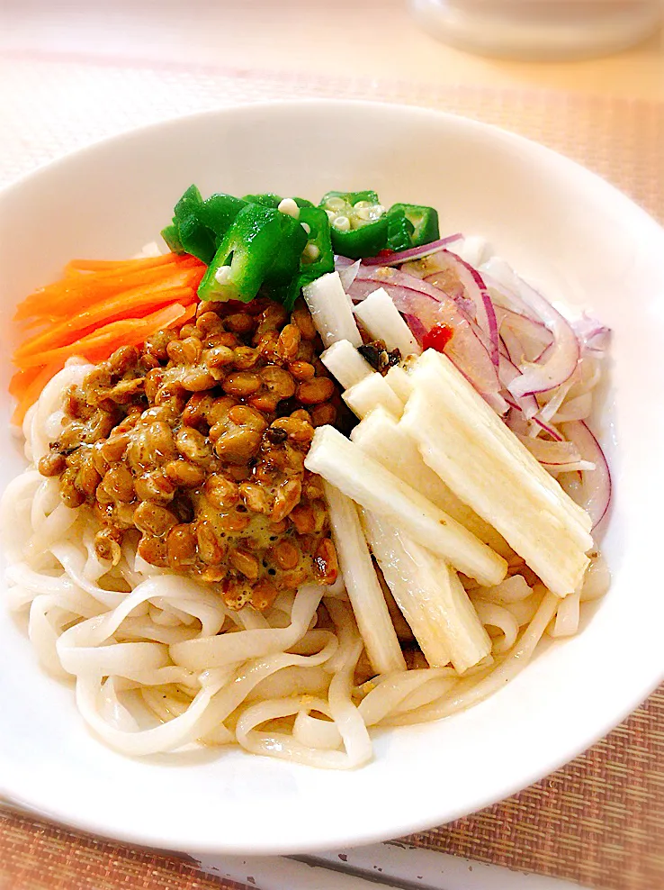 糖質ゼロ麺のネバネバ麺|suuu!!!さん