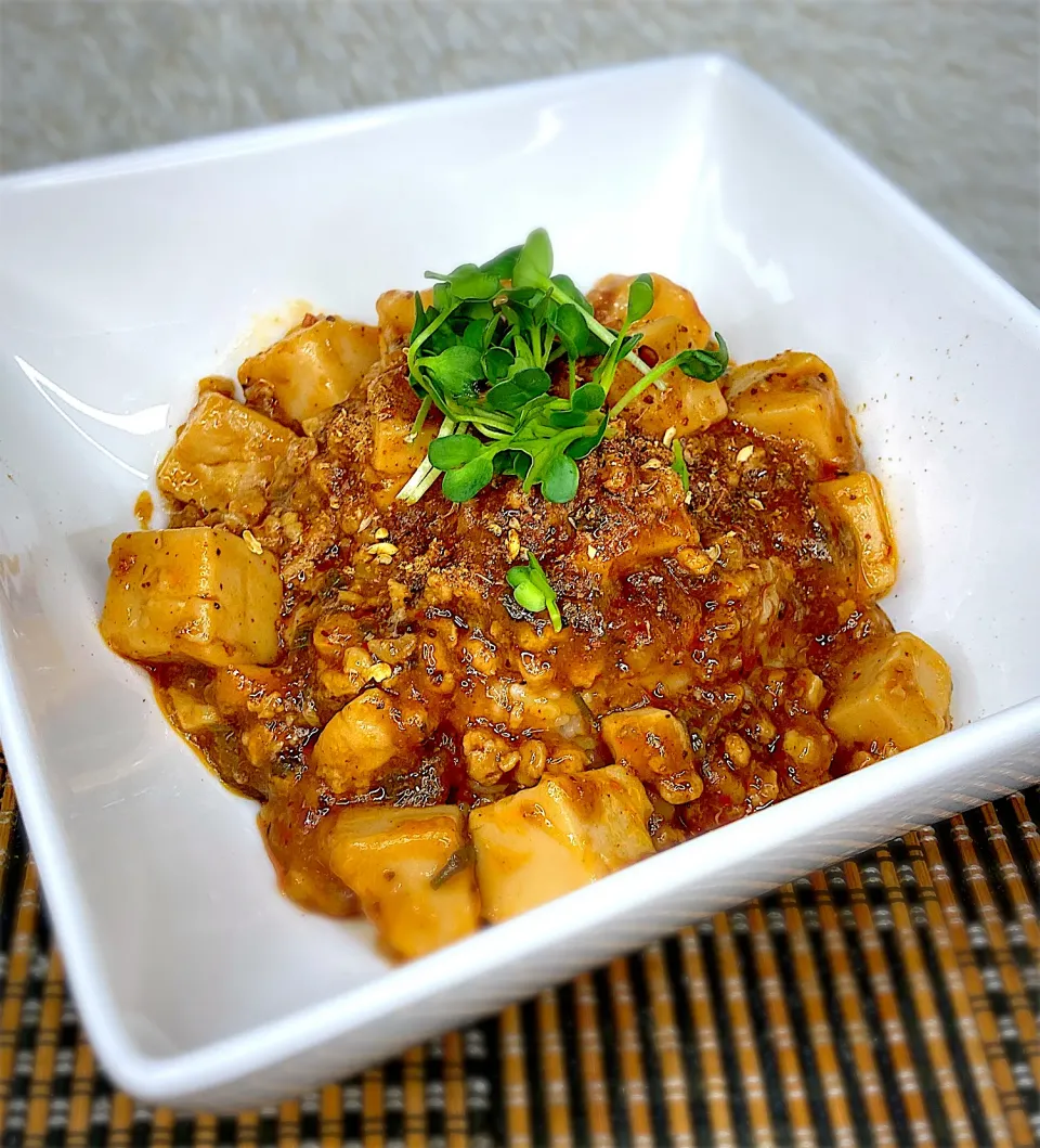 大豆のお肉の赤山椒香る麻婆豆腐丼|Clown  Kenpoさん