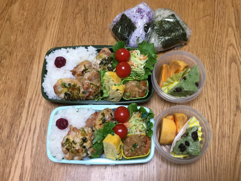 Snapdishの料理写真:鶏のねぎマヨ焼き弁当|ゆさん