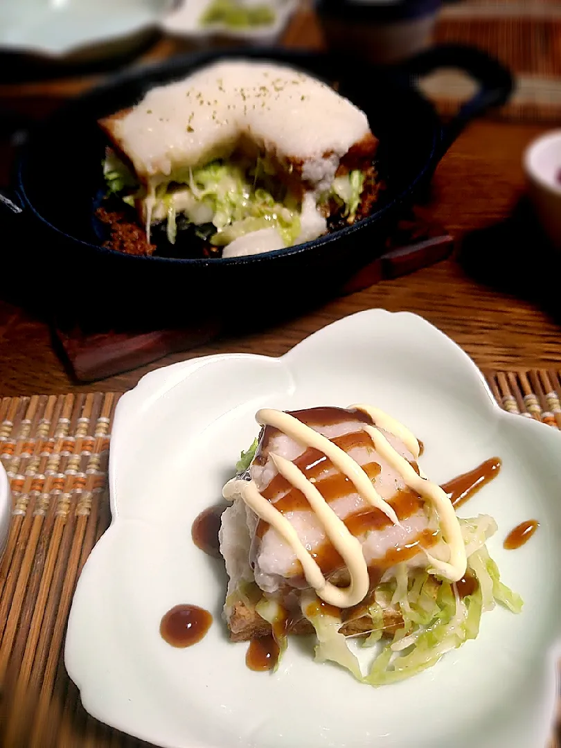 まりおさんの料理 お好み焼き風厚揚げ|まめころさん
