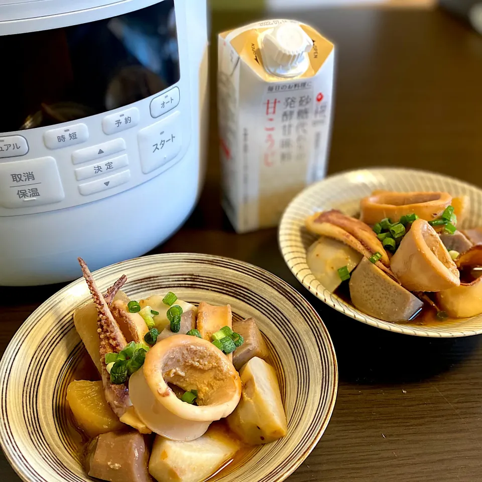 Snapdishの料理写真:いか里大根煮|ちぐあささん