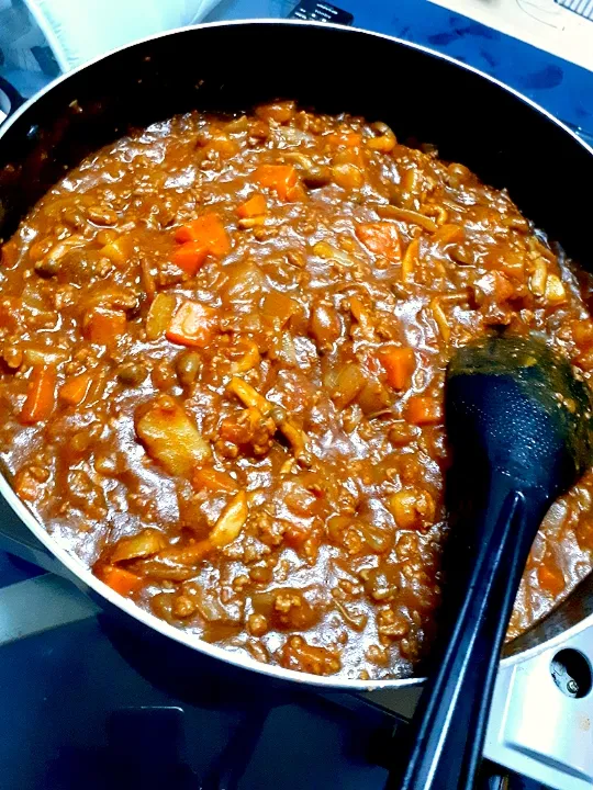 Snapdishの料理写真:たっぷり野菜のキーマカレー🍛|Shinya Yamanouchiさん