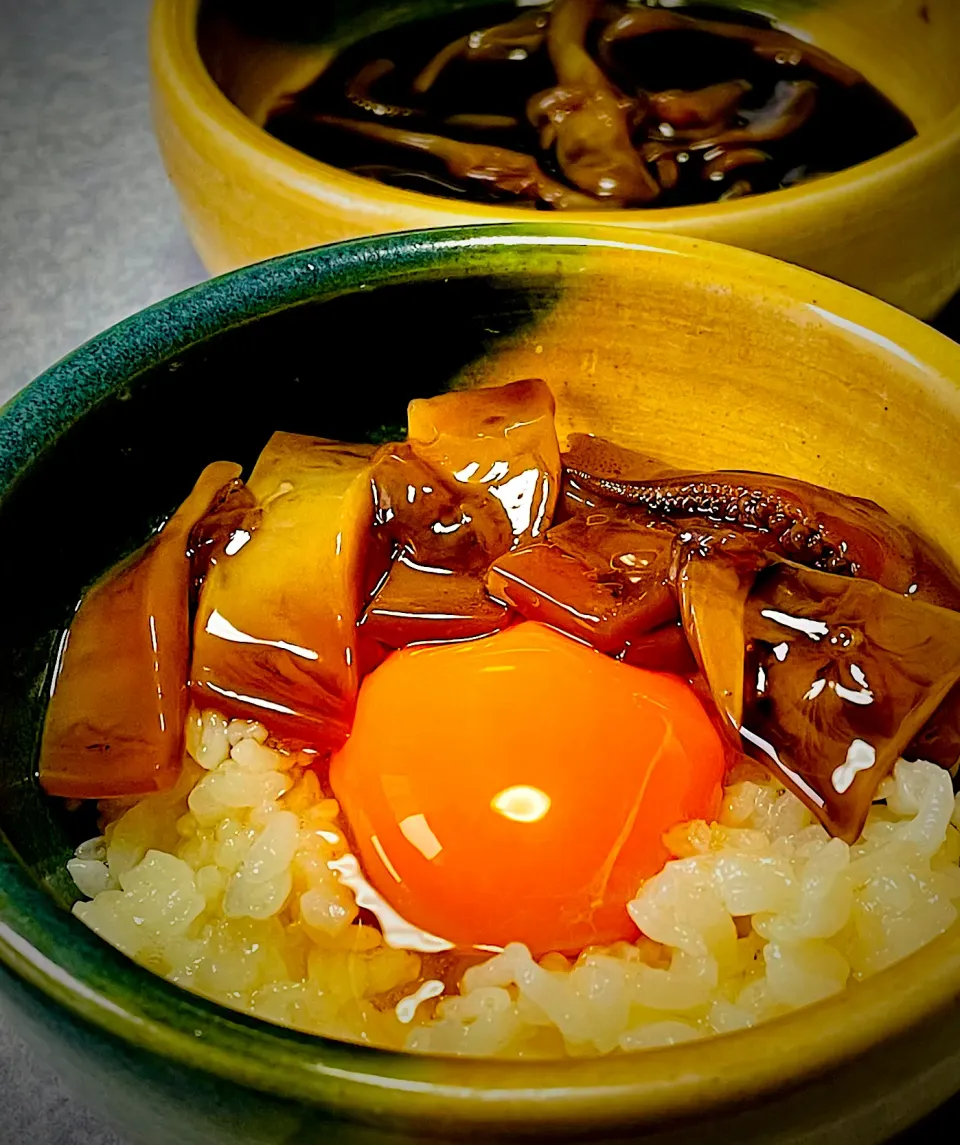 『THE 卵かけご飯』✨✨✨ケンサキイカの沖漬けバージョン❣️🤤|イチロッタさん