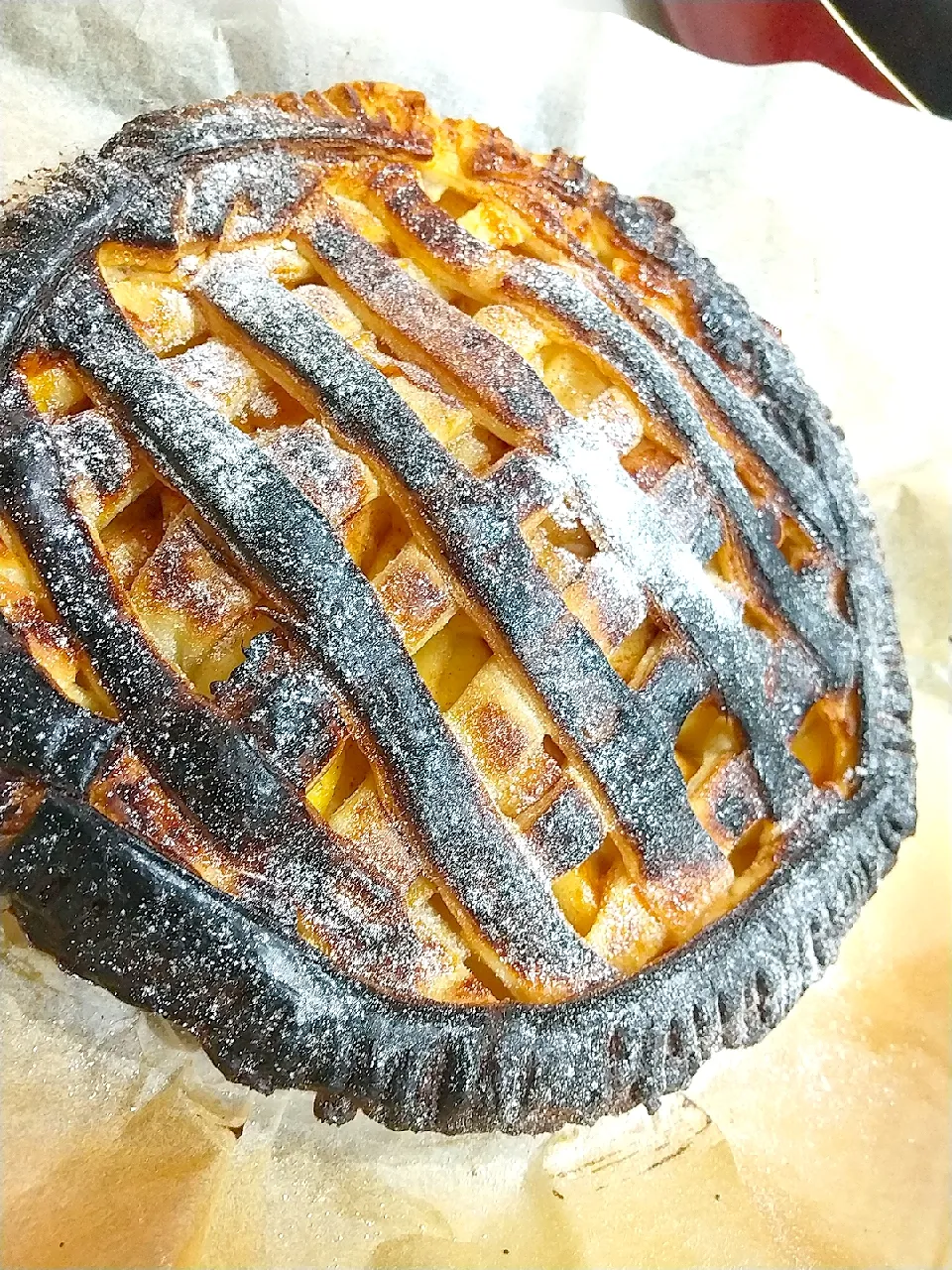 Snapdishの料理写真:バースデーアップルパイ！🥧🍎|茉莉也さん