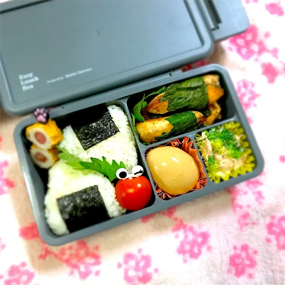 FJK弁当🍱〜ささみ梅しそ焼き・ブロッコリーツナマヨ・煮玉子ドーン・ちくわカルパス|華恋さん