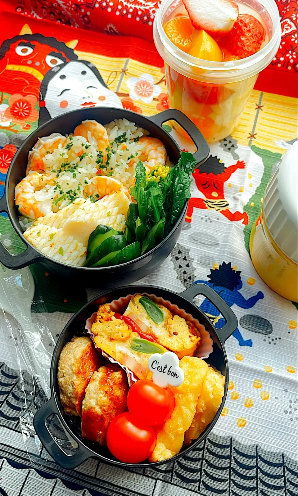 2022/02/01 海老たっぷりピラフ弁当|Blueberry🫐さん