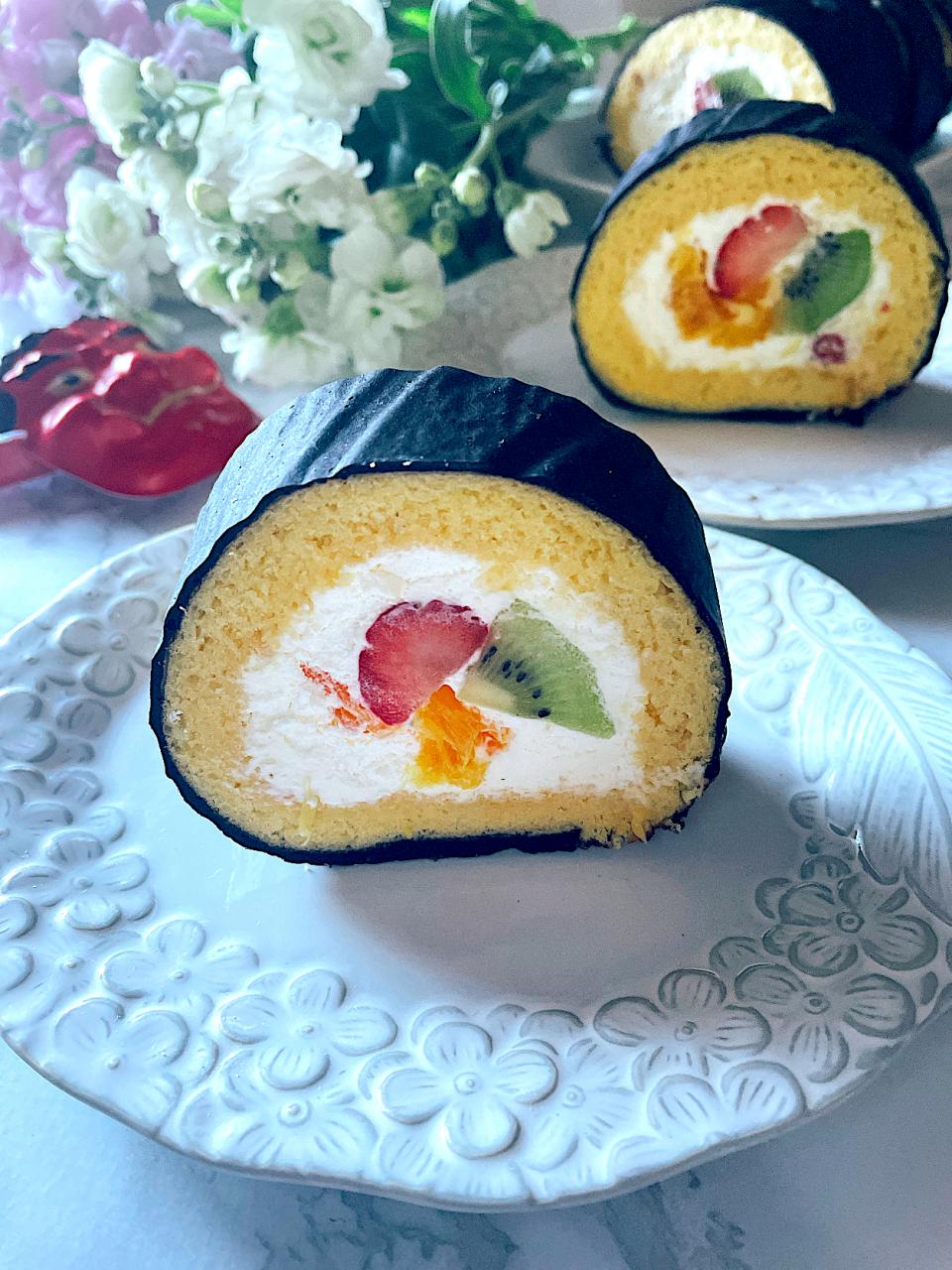 恵方巻きロールケーキ