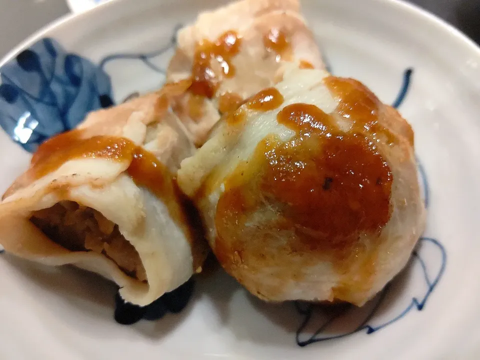 えび芋煮の肉巻き|まゆみさん