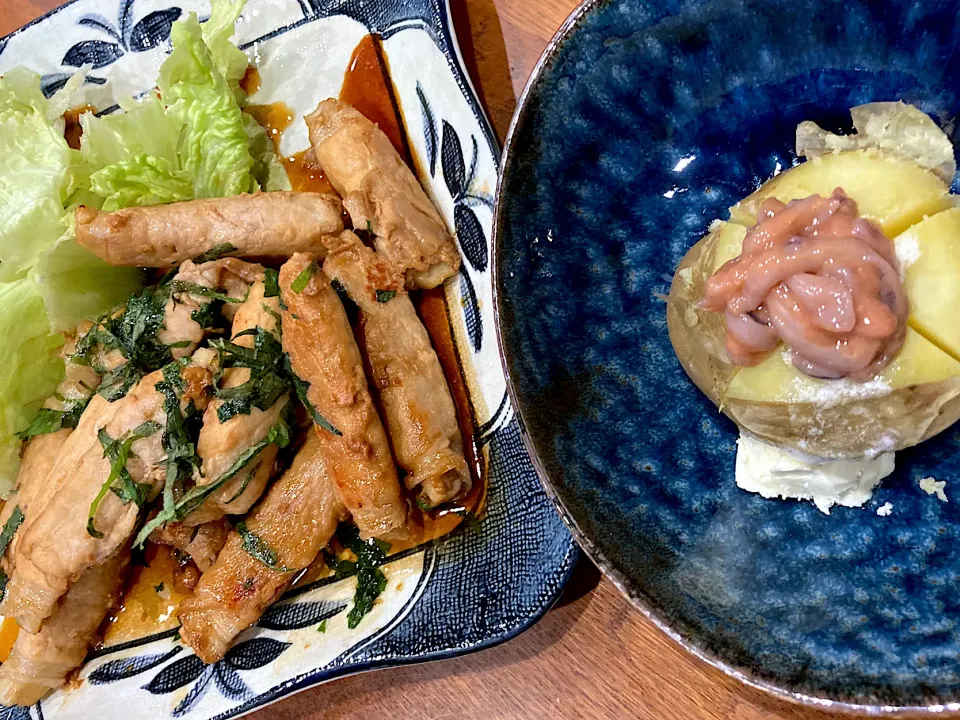 自家栽培野菜 & 頂き物で 晩ご飯|sakuramochiさん