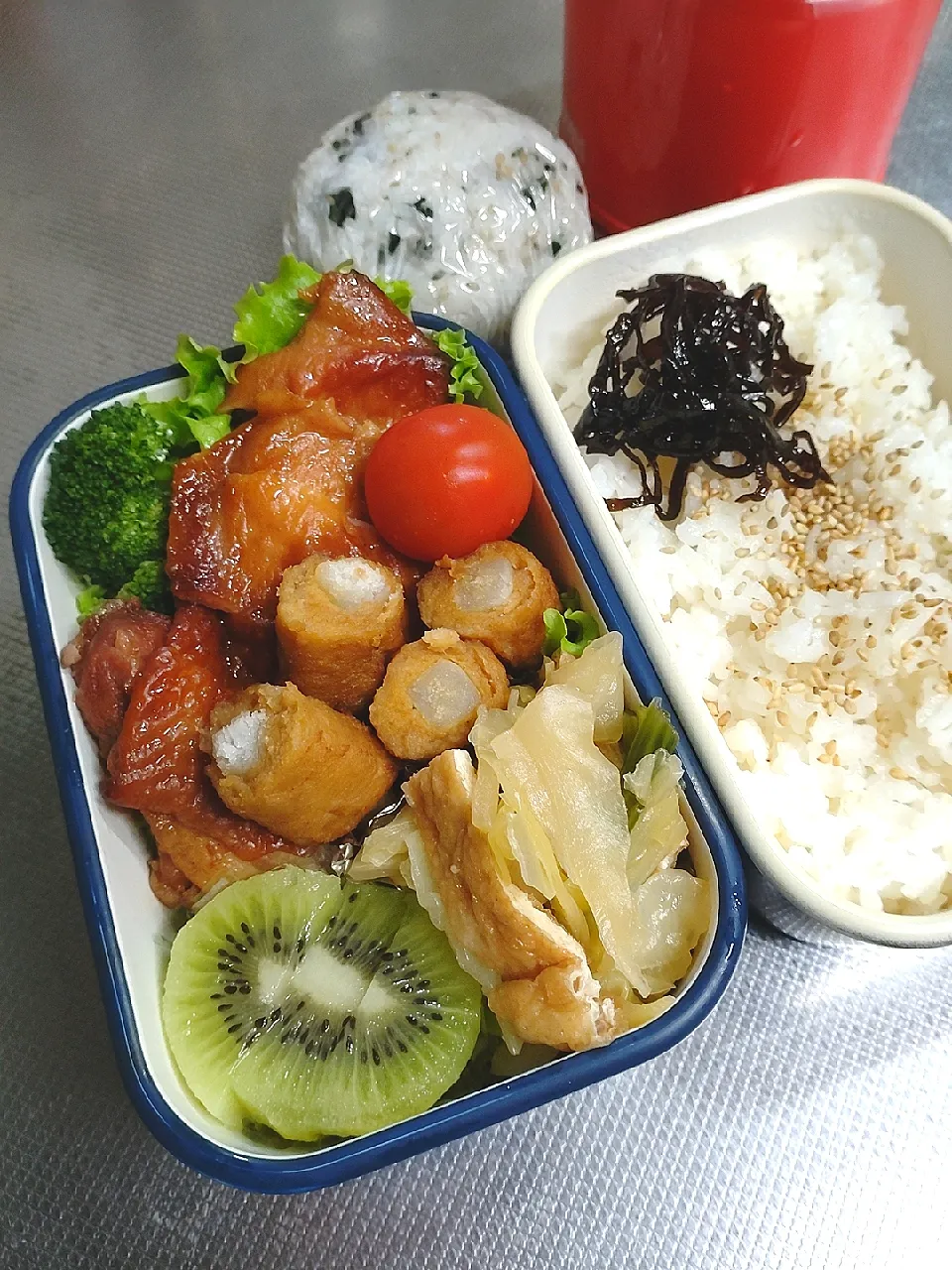 Snapdishの料理写真:照り焼きチキン弁当|ぱんださん