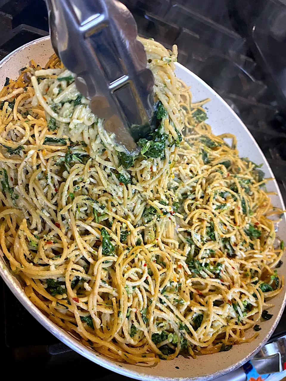 Garlic Parmesan & Spinach Pasta|Tawanjaさん