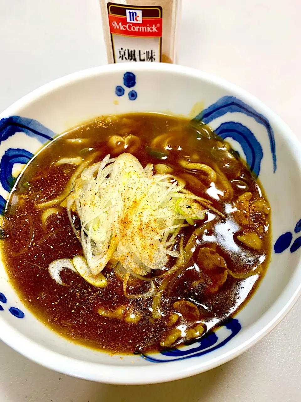 Snapdishの料理写真:Kare Udon(a soup with udon noodles in a thick curry flavoured broth)|gonbenさん