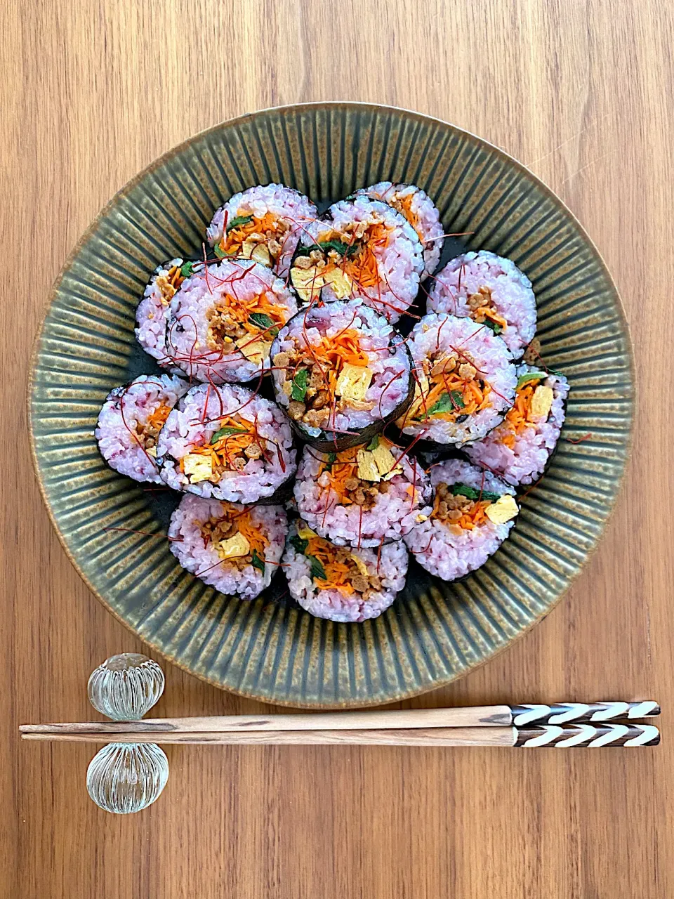 Snapdishの料理写真:キンパ gimbap|HARECCHAさん