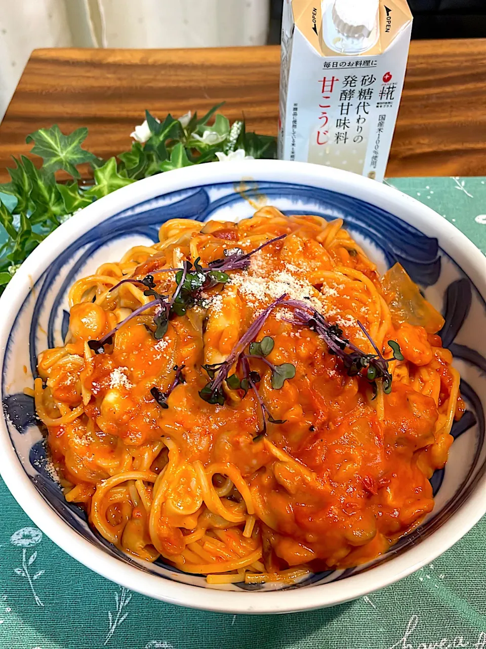 ✧︎トマトクリームパスタパスタでおひとり様ランチ🍴🍝|🌼はなちゃん🌼さん