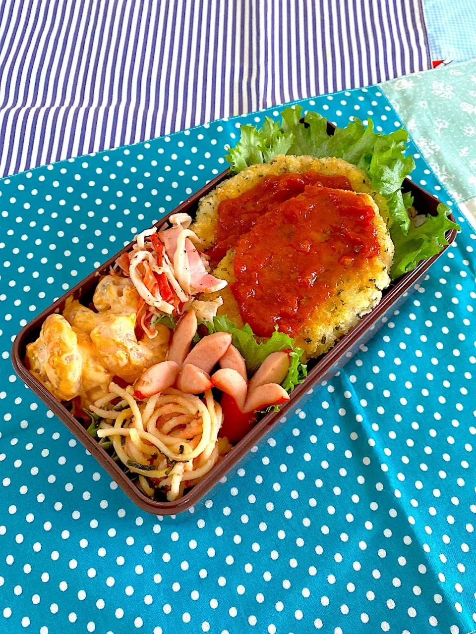 チーズカツレツ弁当💕|いちごさん