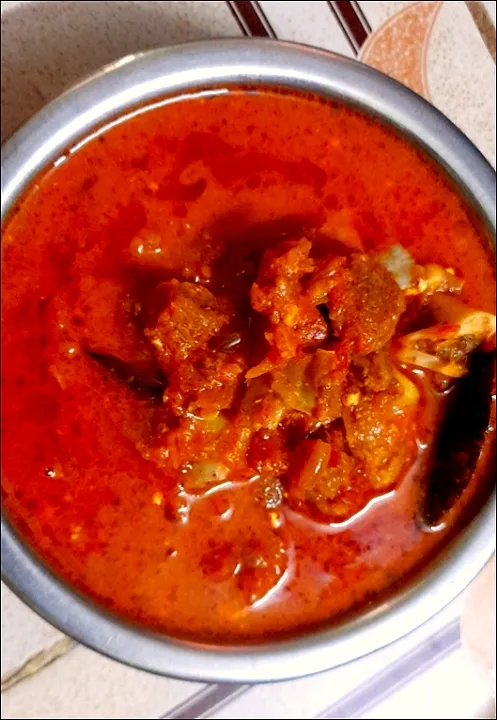 MADRAS MUTTON CURRY|Vidhya Lakshmiさん