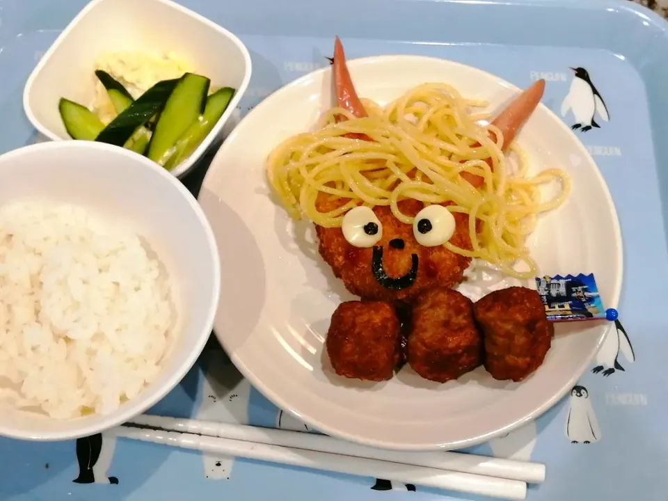 子どもたち用
鬼を食べて鬼退治😁|あぁちゃんさん