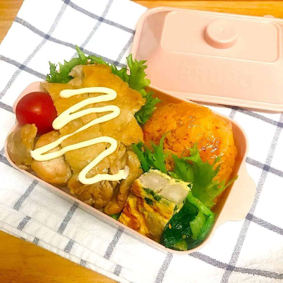 Snapdishの料理写真:三男男子中学生弁当|mickyさん