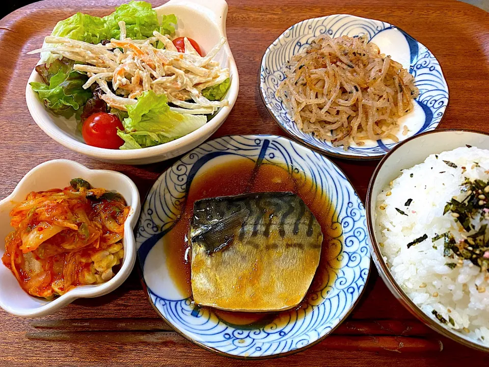 安定のさば味噌定食😊|かおちゃんさん