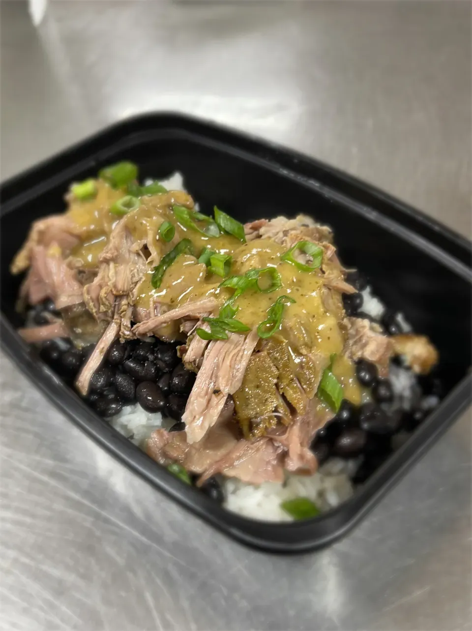 Mojo Pork over rice and beans|jeffさん