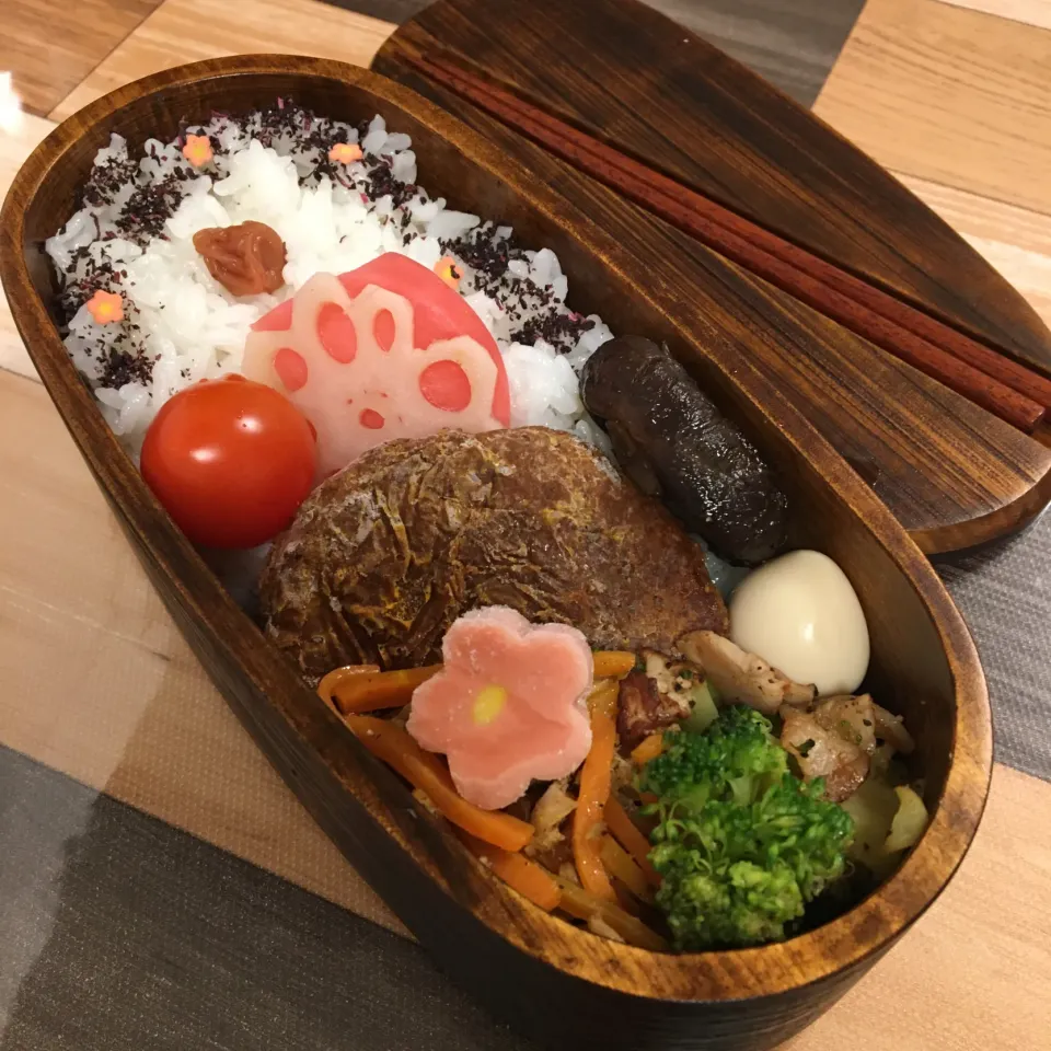 今日もハンバーグ弁当|はるさん