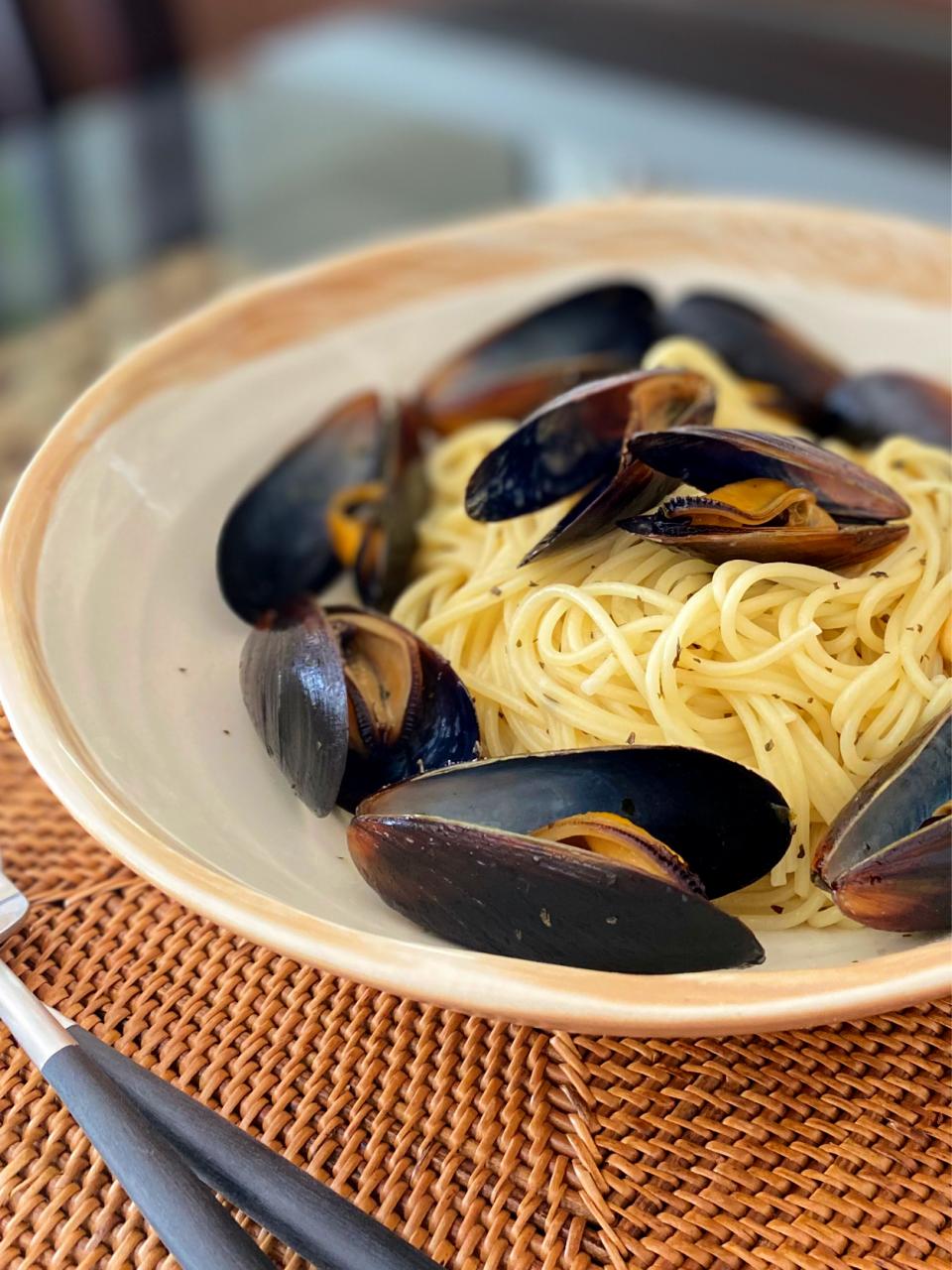🌼ムール貝deパスタ🌼