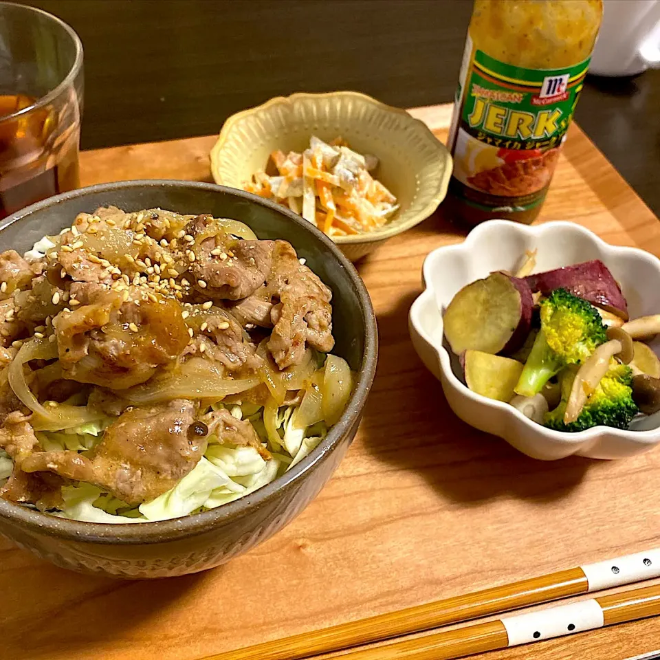 ジャークソース豚丼|ちぐあささん