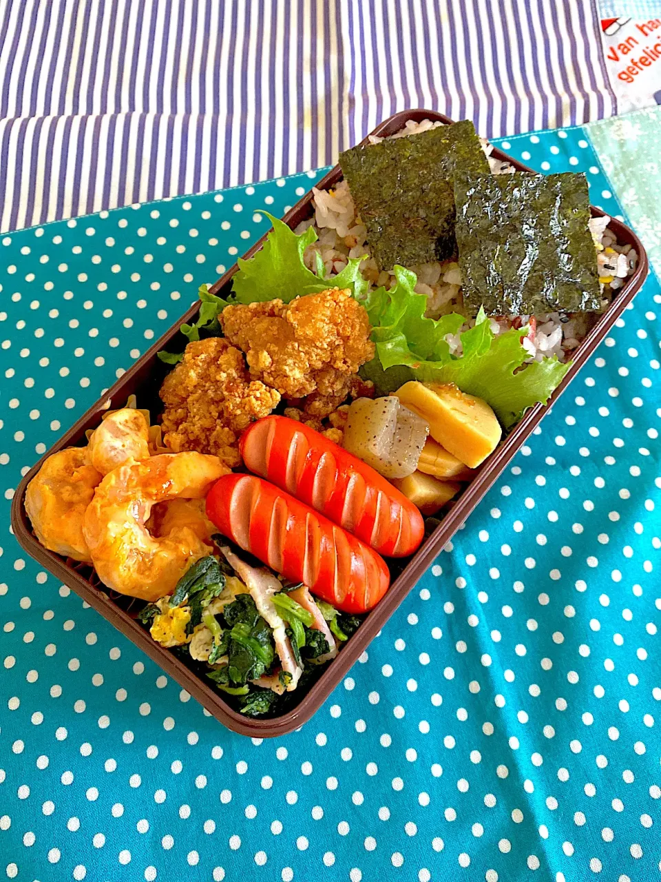 唐揚げ弁当💕|いちごさん