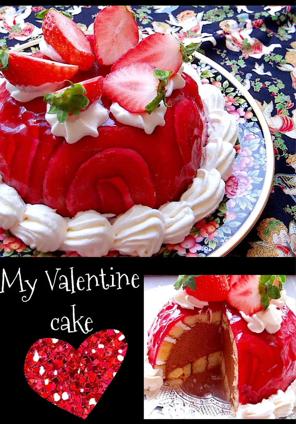 My Valentine cake|Blueberry🫐さん