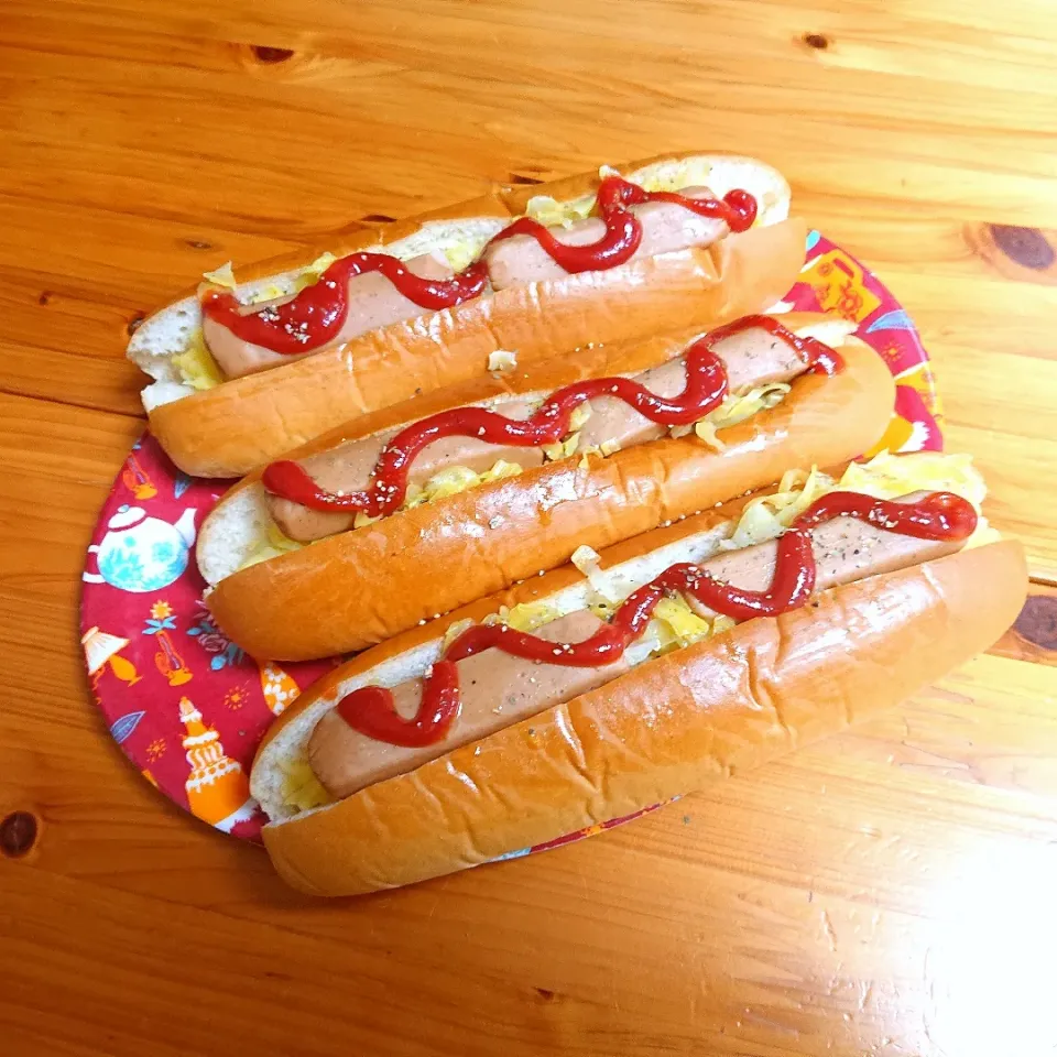 ゼロミートソーセージでホットドッグ🌭|なおさん