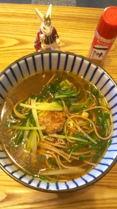 '22．2/7
きのうの鍋つゆでお蕎麦ランチ😋|たえさん