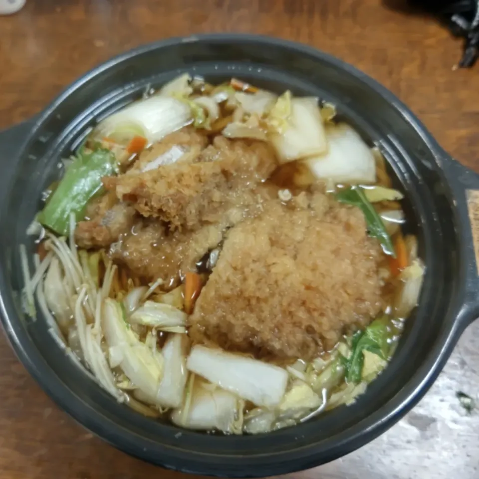 カツ煮うどん|アクちゃんさん