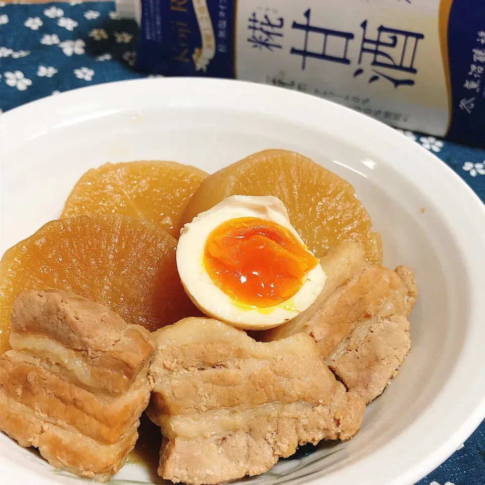 豚バラ大根の甘酒煮|sarada.makiさん