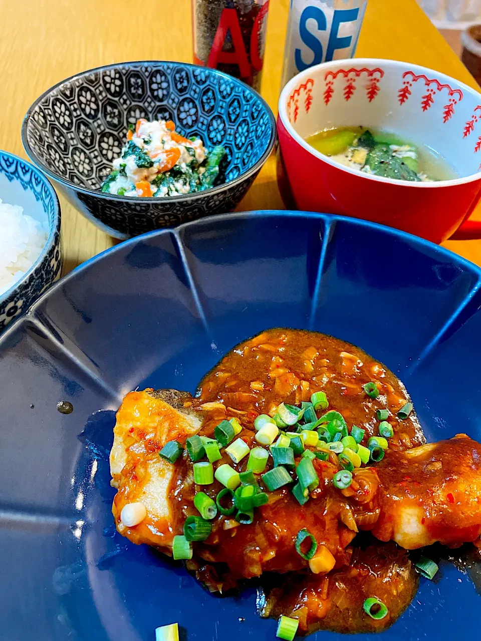 鱈の麻婆ソースで晩御飯|Mikaさん