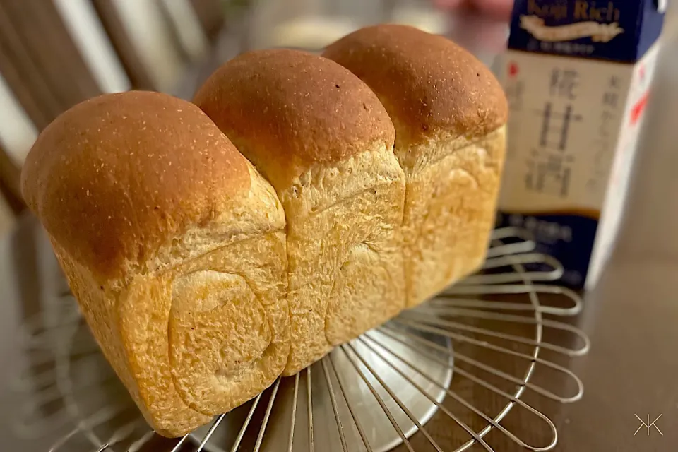 楽健寺酵母&ホップ種 de 山食🍞|yucca@さん