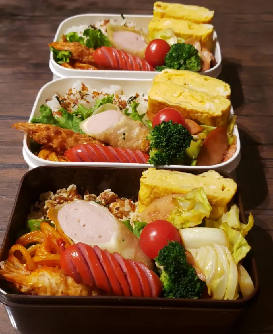 わが家の働く男弁当
メインは、エビフライ🍤のお弁当|kimikimi❤kitchenさん