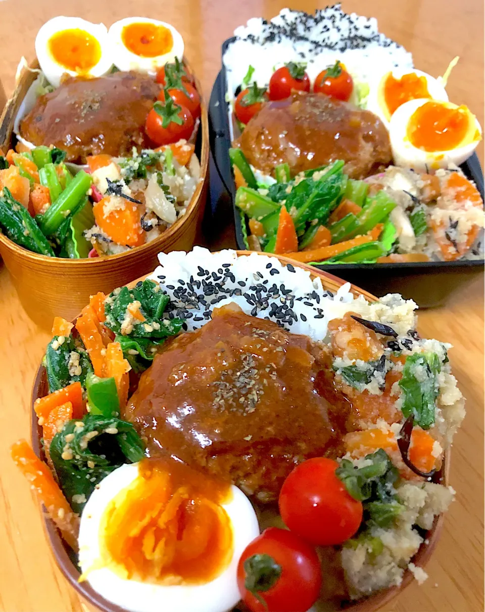 家族お弁当🍱୧⃛(๑⃙⃘◡̈︎๑⃙⃘)୨⃛❤️|ふみぃさん