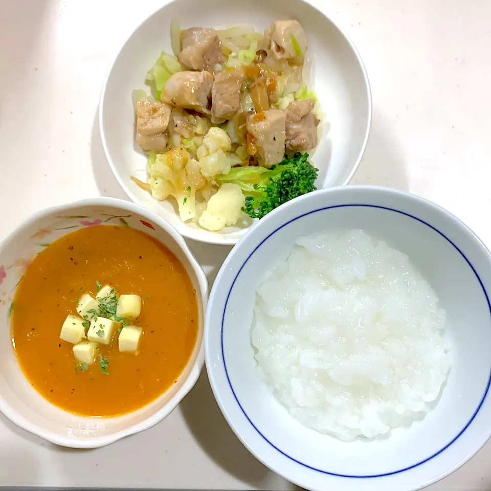 Snapdishの料理写真:母晩ご飯(*´꒳`*)|chagashiさん