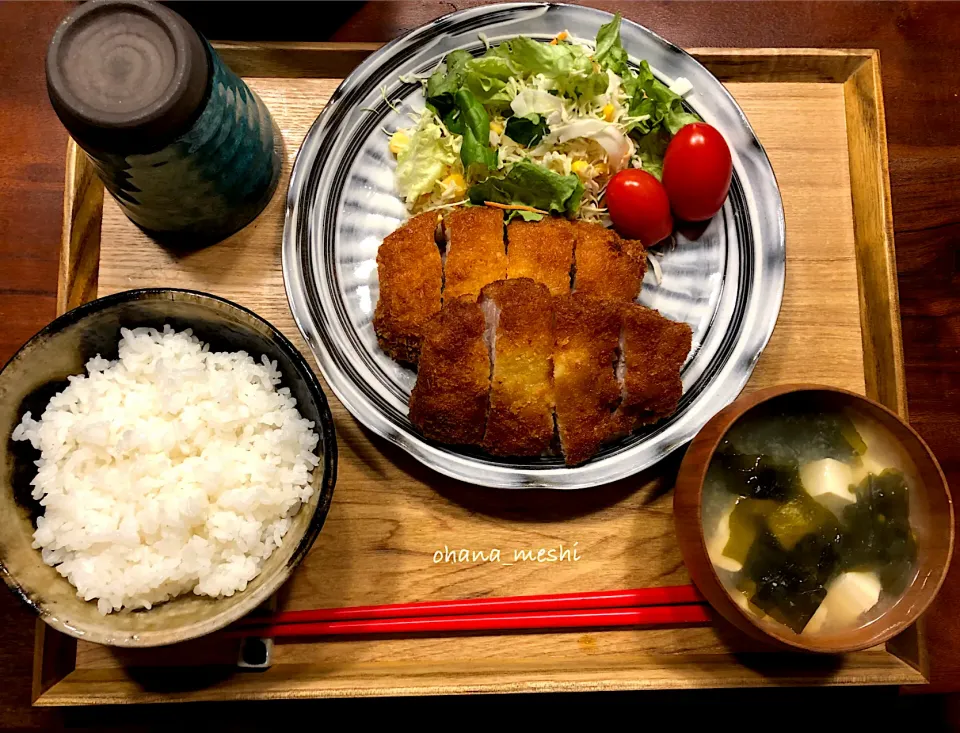 Snapdishの料理写真:夜ご飯～トンカツ～|nachiさん