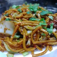 Manchurian noodles|Bombay gulalwadi Chineseさん