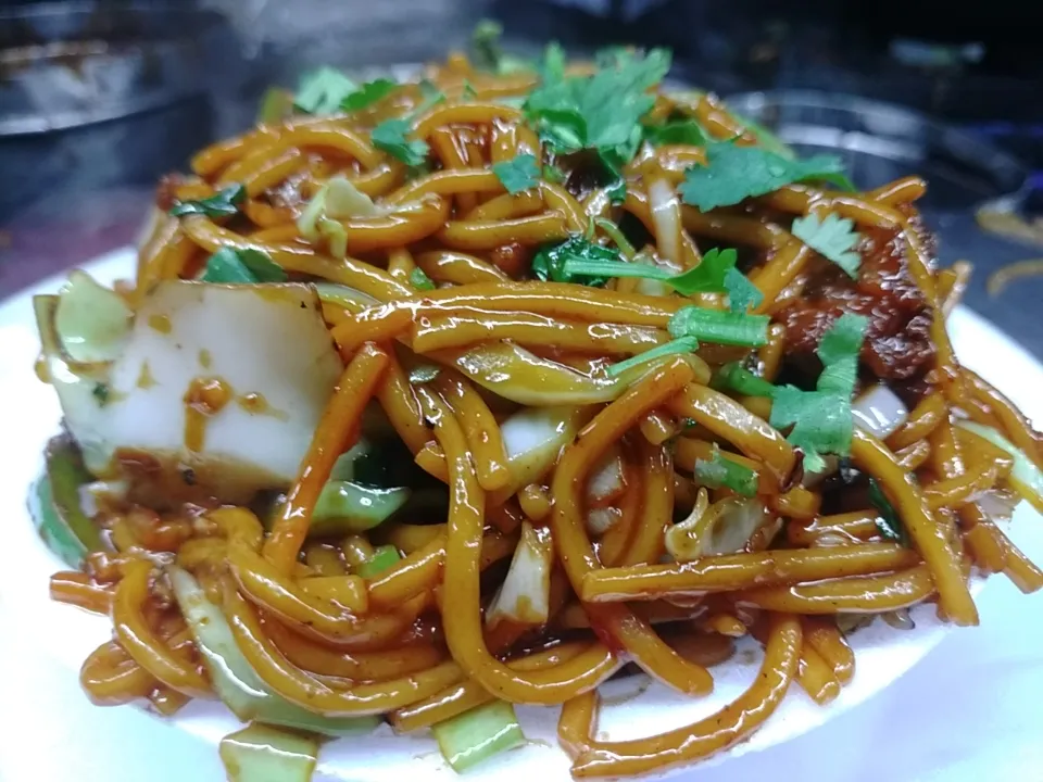 Manchurian noodles|Bombay gulalwadi Chineseさん