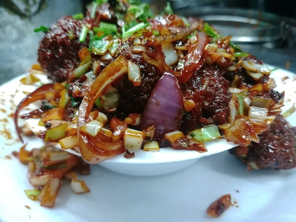 Manchurian dry 9824588280 Bombay gulalwadi Chinese food centre|Bombay gulalwadi Chineseさん